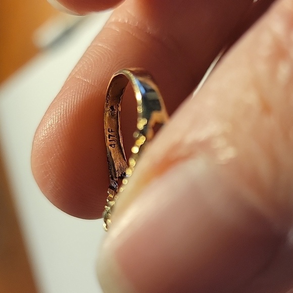 Nike Gold Filigree Ring Vintage - Picture 11 of 14